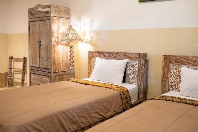 غرفة سوبيريور بسريرين منفصلين بشرفة، Uma Shanty Homestay 4/8