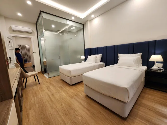 غرفة قياسية بسريرين منفصلين، Ruby Hotel Ben Thanh 2/2