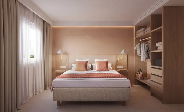 2 Bedrooms, Aura, Villa, Twin Beds, Queen Bed, Sea View, Sofa، Inturotel Esmeralda Villas 2/9