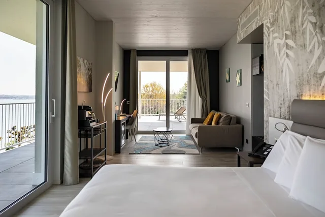 جناح بسرير مزدوج بغرفة نوم واحدة مع أريكة، Vision Hotel 3/4
