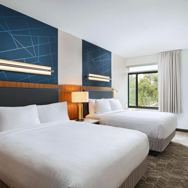 Suite, 2 Queen Beds, Fireworks View, Sofa، SpringHill Suites by Marriott Anaheim Maingate 1/5