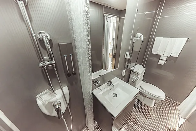 غرفة قياسية بسرير مزدوج، Brown Suites Sinchon Central 4/4