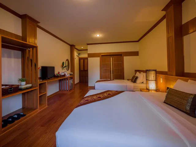 غرفة سوبيريور ثلاثية، Chiangkhan River Mountain Resort 2/3