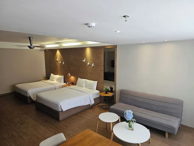 غرفة بريميير عائلية بسريرين مزدوجين، The Luxe Hotel Da Lat 3/4