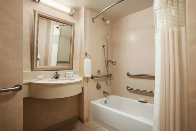 استوديو بسرير كوين لذوي الإعاقة، Hampton Inn Geneva 3/3