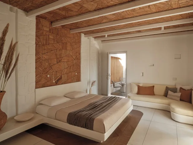 غرفة سوبيريور بسرير كوين بإطلالة على الحديقة، Andronikos Hotel - Adults Only 1/10