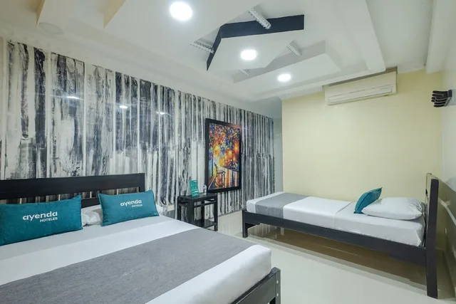 غرفة قياسية ثلاثية بسرير مزدوج وسرير فردي، Hotel Ayenda Castillo Real 1521 3/5