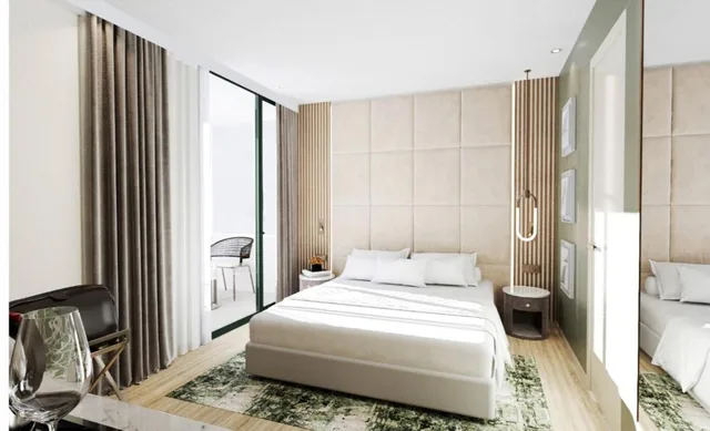 Deluxe, Double Bed, Lateral Side Sea View، Hotel Villa Royal 3/5