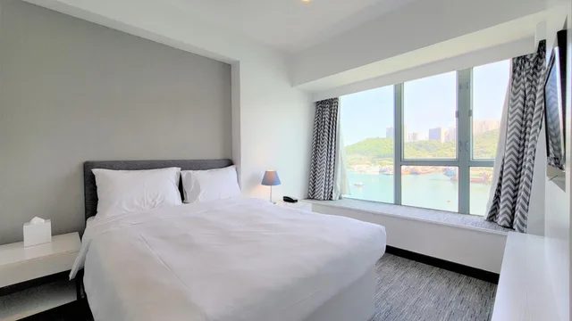 جناح عائلي بإطلالة على البحر مع أريكة، Grand Bay View Hotel 6/8