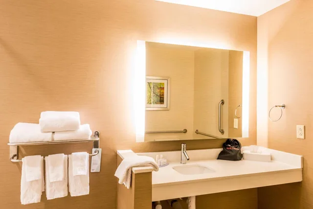 جناح كبير بسرير كينج مع أريكة لذوي الإعاقة، Fairfield Inn Suites Atlanta Fairburn 1/1