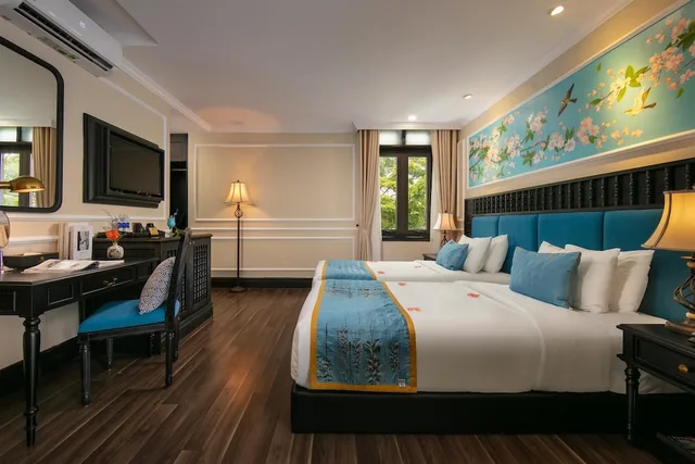 Deluxe, Twin Beds, City View, Balcony, Golden Holiday Hoi An Hotel 2/10