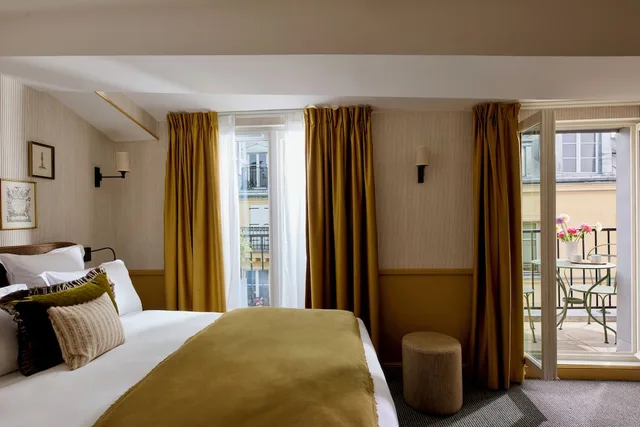 غرفة سوبيريور بسرير كوين بشرفة، Hotel des Orfevres 5/10