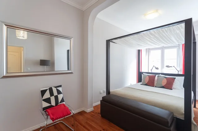 شقة بسرير كوين وسريرين منفصلين بإطلالة على المدينة بغرفتين مع أريكة، Santa Justa Apartments Downtown Center 5/10