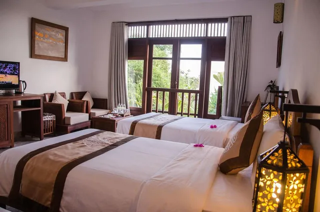 غرفة سوبيريور بسرير مزدوج أو سريرين منفصلين بإطلالة على الحديقة، Legacy Hoi An Resort 3/7