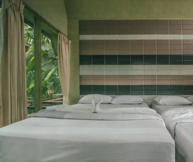 غرفة قياسية بسرير كوين وسرير فردي وسريرين، Pai Panalee the Nature Boutique Hotel 8/10