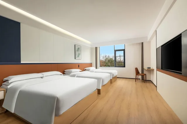 غرفة قياسية بسريرين كينج، Days Inn by Wyndham Enshi Gaoping 1/1