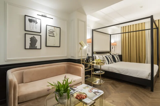 غرفة ديلوكس بسرير كينج، Villa Brown Ermou, a member of Brown Hotels 10/10