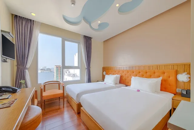 غرفة سوبيريور بسريرين منفصلين بإطلالة على المدينة، Sea Queen Hotel 2/3