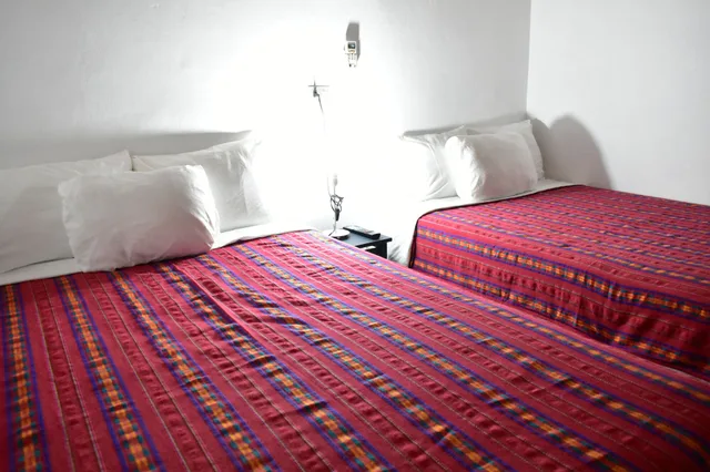 غرفة كلاسيكية بسريرين مزدوجين بحمام خاص، La Casa de Mamapan 6/10