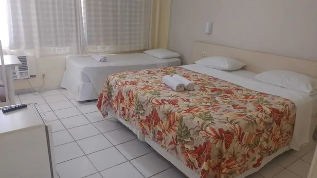 غرفة ثلاثية بسرير مزدوج وسرير فردي، Salvador Mar Hotel 1/1