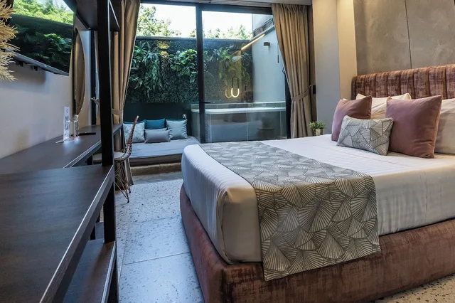 غرفة سوبيريور بسرير كوين بحوض جاكوزي، Glow Medellín 7/10