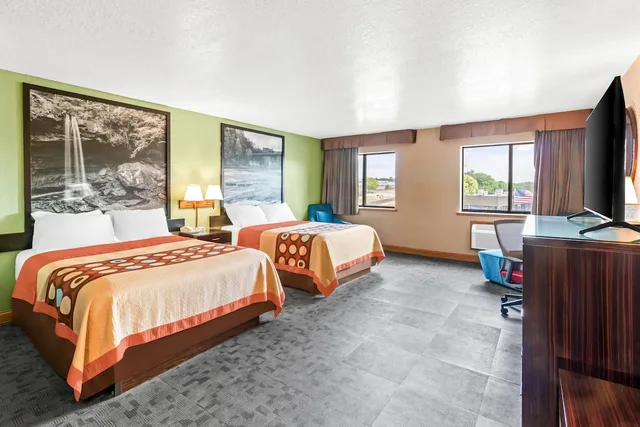 غرفة بسريرين كوين لذوي الإعاقة، Super 8 by Wyndham Uniontown PA 2/10