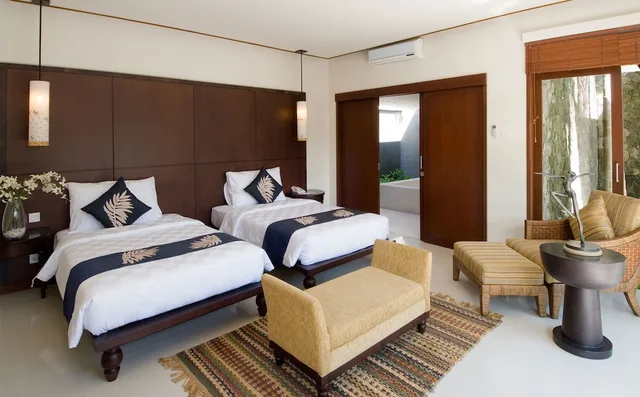 فيلا بسريرين منفصلين بغرفة نوم واحدة بمسبح خاص، Bumi Linggah the Pratama Villas 1/5