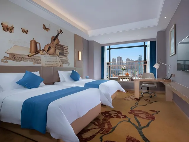 غرفة ديلوكس بسريرين منفصلين، Vienna International Hotel (Chongqing Jiangbei Airport Terminal 3) 1/1