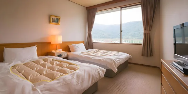 غرفة قياسية بغرفتي نوم للمدخنين، Iwakuni Kokusai Kanko Hotel 1/1