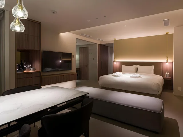 Connecting, Deluxe, Double Bed, Town View, Main Building, THE skM TOKYO HOTEL&DINING 1/1