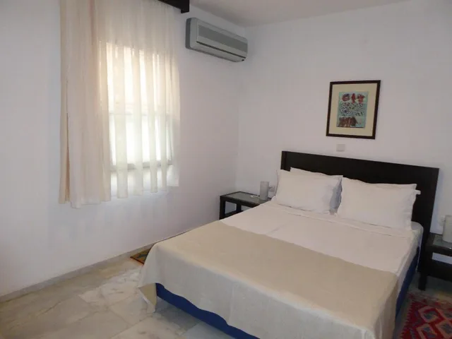 جناح بسرير مزدوج بإطلالة على البحر بغرفة نوم واحدة مع أريكة، Loryma Resort Hotel 1/1