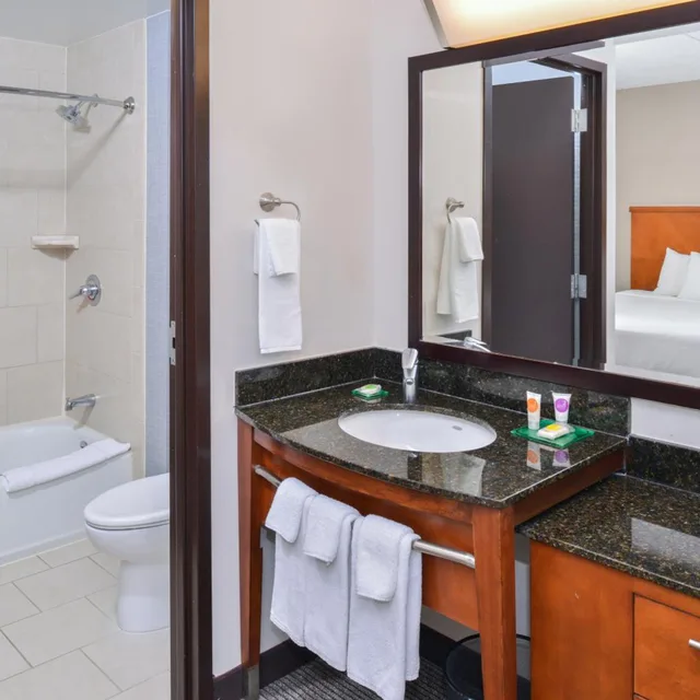 غرفة بسريرين كوين مع أريكة، Hyatt Place Herndon/Dulles Airport-East 4/5