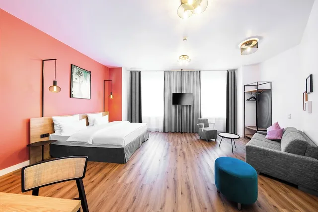 Calm, Family, Triple, Twin Beds, Sofa، CALMA Berlin Mitte 4/8