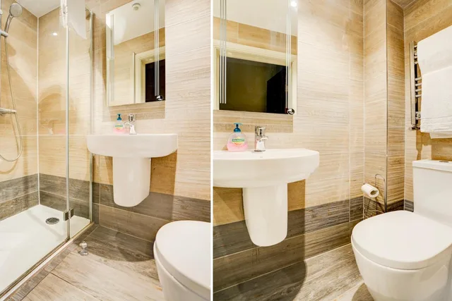 غرفة قياسية بسرير مزدوج بحمام خاص، Peckham Rooms Hotel by Belvilla 8/9