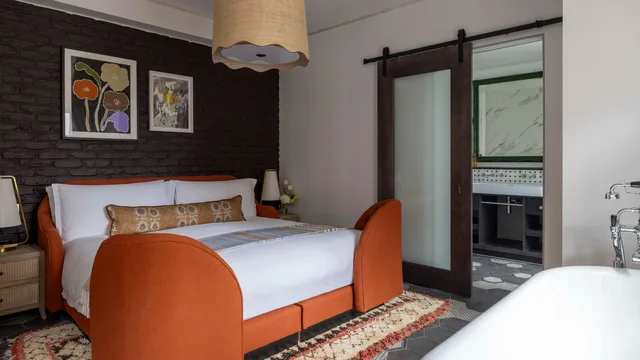 جناح ديلوكس بغرفة نوم واحدة، Virgin Hotels London-Shoreditch 1/2