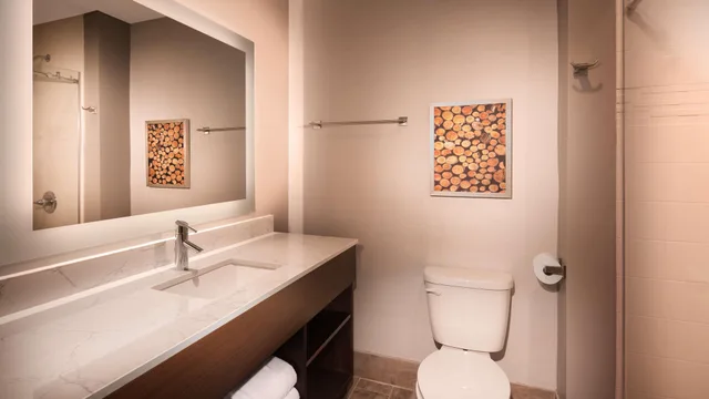 غرفة بسريرين كوين بشرفة بإطلالة، Aiden by Best Western Warm Springs Hotel and Event Center 7/10