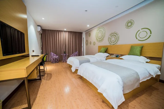 غرفة سوبيريور بسريرين منفصلين، GreenTree Inn Zhejiang Ningbo District Huashan Road And Huanghe Road Express Hotel 1/1