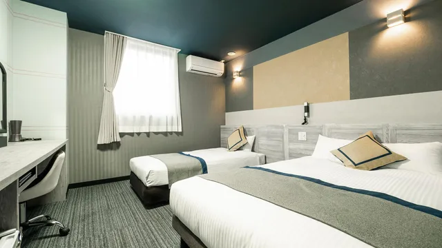 غرفة عائلية بسريرين منفصلين، Hotel Areaone Tokai 1/1