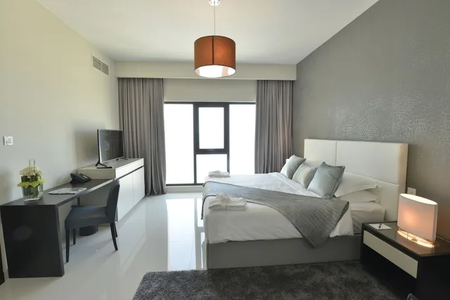 شقة بسرير كينج وسريرين منفصلين وسرير كوين بإطلالة على البحر بـ3 غرف نوم، Lagoona Beach Luxury Resort And Spa 1/6