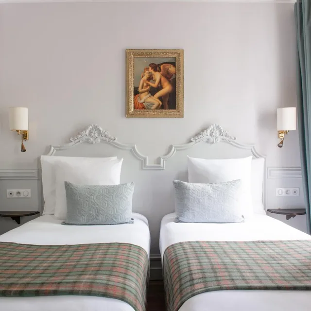 غرفة بريميوم بسرير فردي، Hotel De La Porte Doree 4/7
