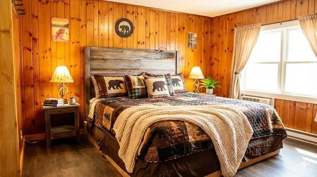 جناح بفراش فوتون وسرير كينج وسرير كوين، Sundowner on Lake George 5/6