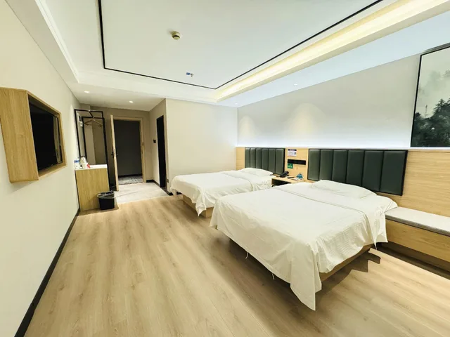 غرفة سوبيريور بسريرين، GreenTree Inn ShangHai Pudong New District KangQiao Industrial Zone JinXiu Road Hotel 1/2