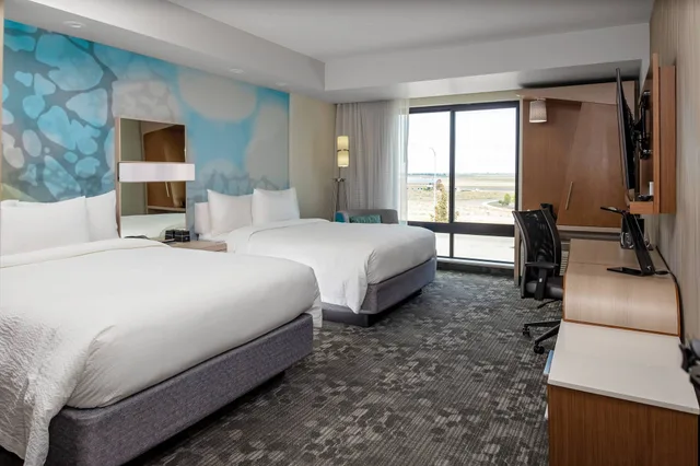 غرفة بسريرين كوين بإطلالة على المدينة، Courtyard by Marriott Pasco Tri-Cities Airport 1/5