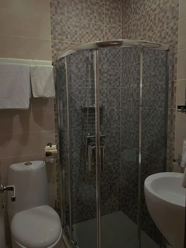 غرفة قياسية بسريرين منفصلين بإطلالة على المدينة، Old Metekhi Hotel 9/10