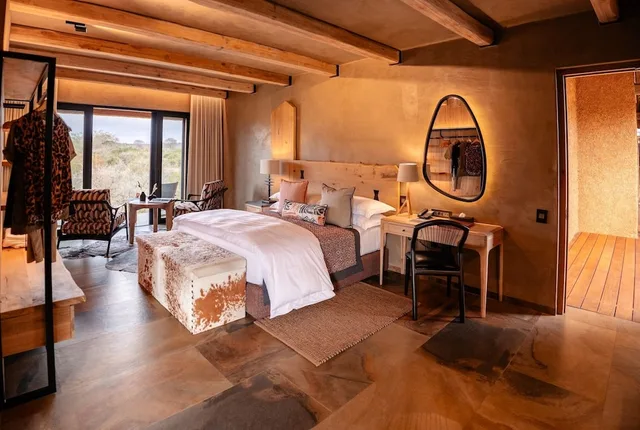 جناح عائلي بسرير كينج مع أريكة، Kapama River Lodge 6/10