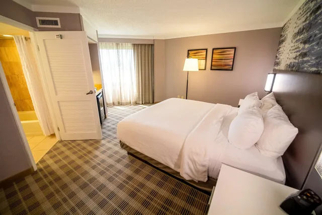 غرفة بسرير كينج لذوي الإعاقة، Embassy Suites by Hilton Kansas City Overland Park 5/9