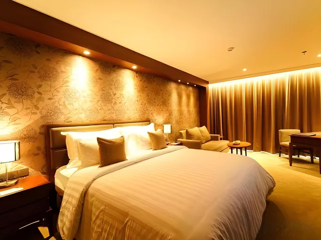 غرفة كلوب بسرير كينج، The Excelton Hotel Palembang 1/1