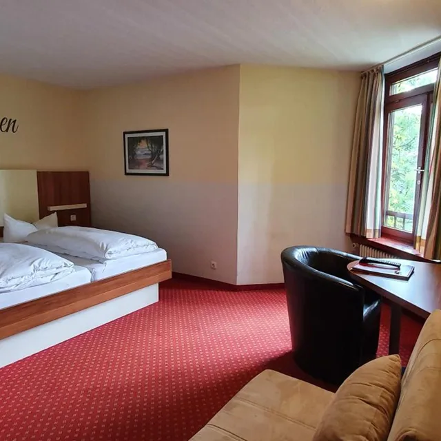غرفة ديلوكس بسرير مزدوج، Central Hotel Apart Munchen 2/10