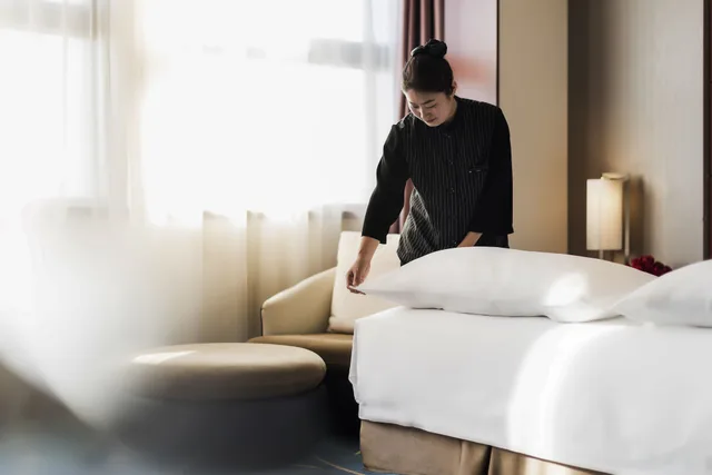 غرفة ديلوكس تنفيذية بسريرين منفصلين مع دخول صالة النادي، Pullman Zhouzhuang 4/5