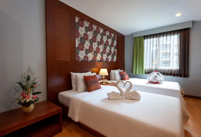 جناح ديلوكس بسرير كينج بإطلالة على المدينة، Elite Suites Patong 8/10